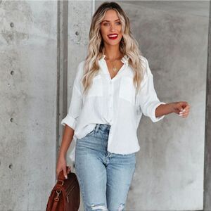 Santuary Lightweight Spring Buttonup Shirt